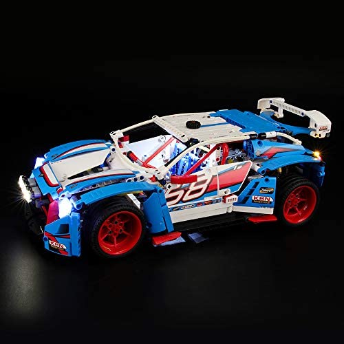 LED Beleuchtungsset Briksmax Kompatibel mit Lego 42077 Technic Rallyeauto Modell 