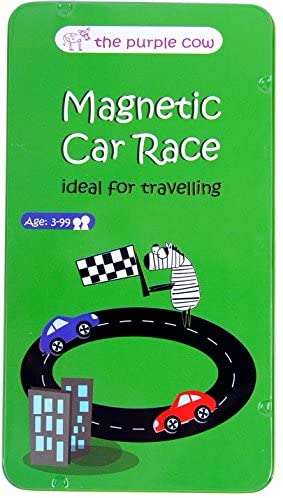 Airplane Games and Quiet Games The Purple Cow Magnetic Travel Tangram Puzzles Game Car Games 