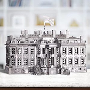 White House Washington DIY-3D-Laser-Cut-Miniature-Jigsaw-Puzzle-Educational Toys 