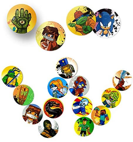2020 Edition Sotki Boom 5 Years POG Retro Game Relive Your Cool 90s Childhood with Our Retro Nostalgia POG Milk Cap KAPS POG Family Game 2-4 Players: 30 Pogs 30 Included Pogs Famalies 