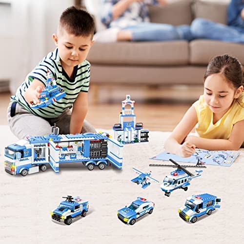 NEW Details about   Build Me Up Police Station 201 PCS Police Cars & Station Ages 6+ 