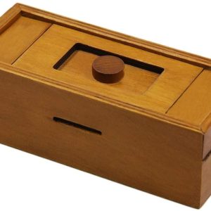 ATDAWN Puzzle Gift Case Box with Secret Compartments Wooden Money Box to Challenge Puzzles Brain Teasers for Adults 