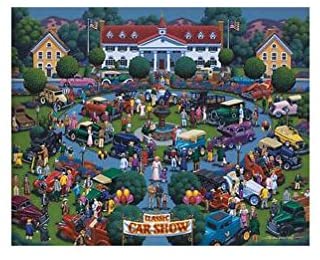 Jigsaw Puzzle 1000 Pieces THE CAR SHOW