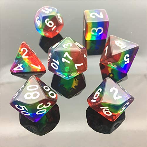 DND Dragons Choose from 30+ Dungeons Momostar Unique Acrylic Dice Series for Pen and Paper Role Playing Board Games 