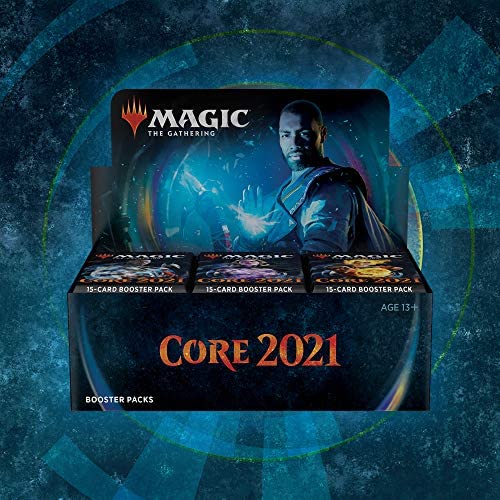 190 Cards | Accessories Latest Set C75070000 Bundle M21 10 Booster Packs 40 Lands Magic: The Gathering Core Set 2021 