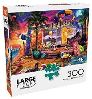 Beach Holiday Details about   Buffalo Games 300 Large Piece Jigsaw Puzzle A Gift For Kids 