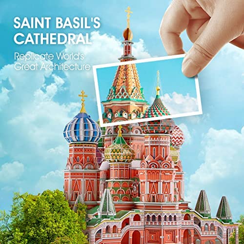 3D Puzzle Basilius Kathedrale LED 2.Wahl/B-Ware Moskau Cubic Fun Cathedral Light 