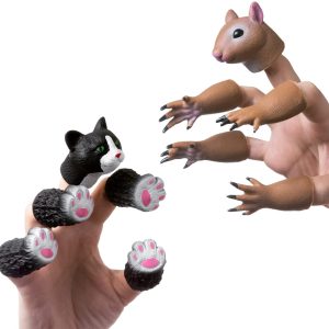 Archie McPhee Handi Squirrel Finger Puppets for sale online 