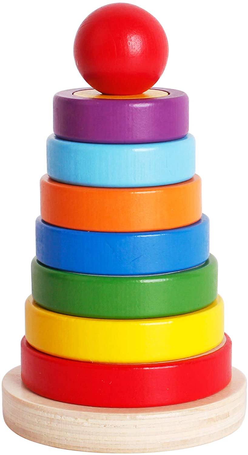 Kids Puzzle Toys Shapes Learning Wood Jigsaw Educational Games Geometric Colors 