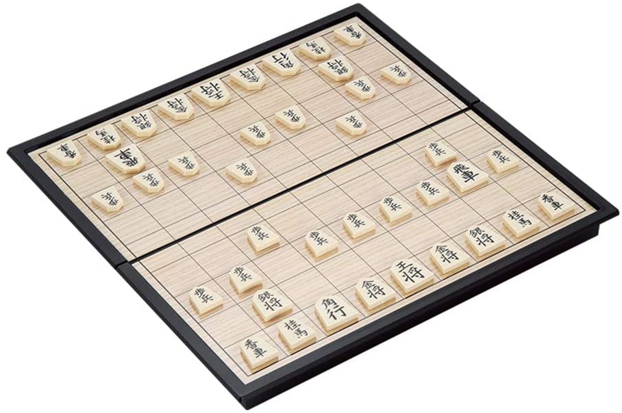 NEW Complete wooden Deluxe Shogi Folding Board and Piece Set Japanese Chess 