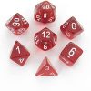 16mm Translucent Green & White Plastic Polyhedral Dice Set-Dungeons and Dragons Dice Includes 12 Dice Chessex D&D Dice DND Dice Set D6 