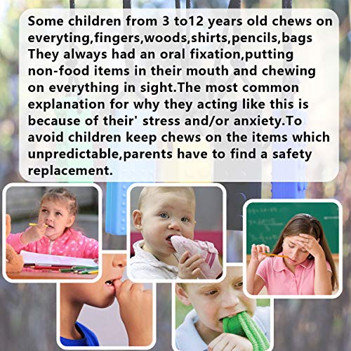 Details about   Kids Silicone Chewlery Gem Necklace Autism ADHD Biting Sensory Chew Teething 