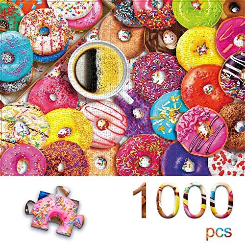 Details about   DEKOSH Donuts Delight 1000 Piece Jigsaw Puzzle for AdultsDelicious Family... 