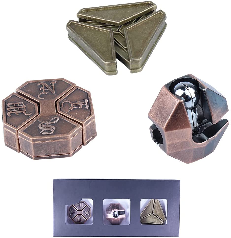 Metal Adult Maze Puzzle Labyrinth IQ Mind Brain Teaser Educational Toys Gift FZ 