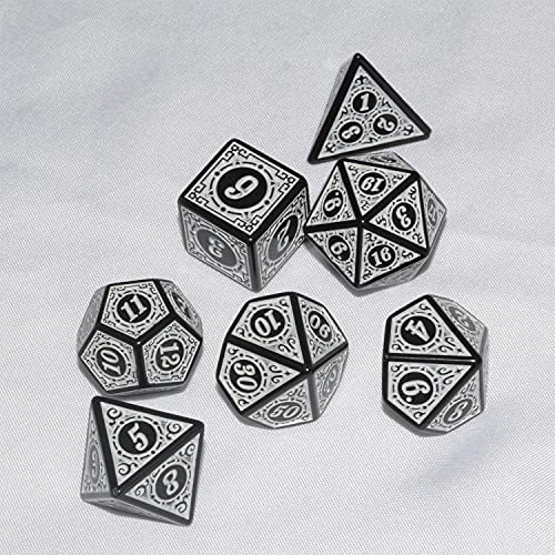Durable Dice 7 Polyhedral Sided For Dungeons&Dragons Kit RPG DND MTG Board Games 