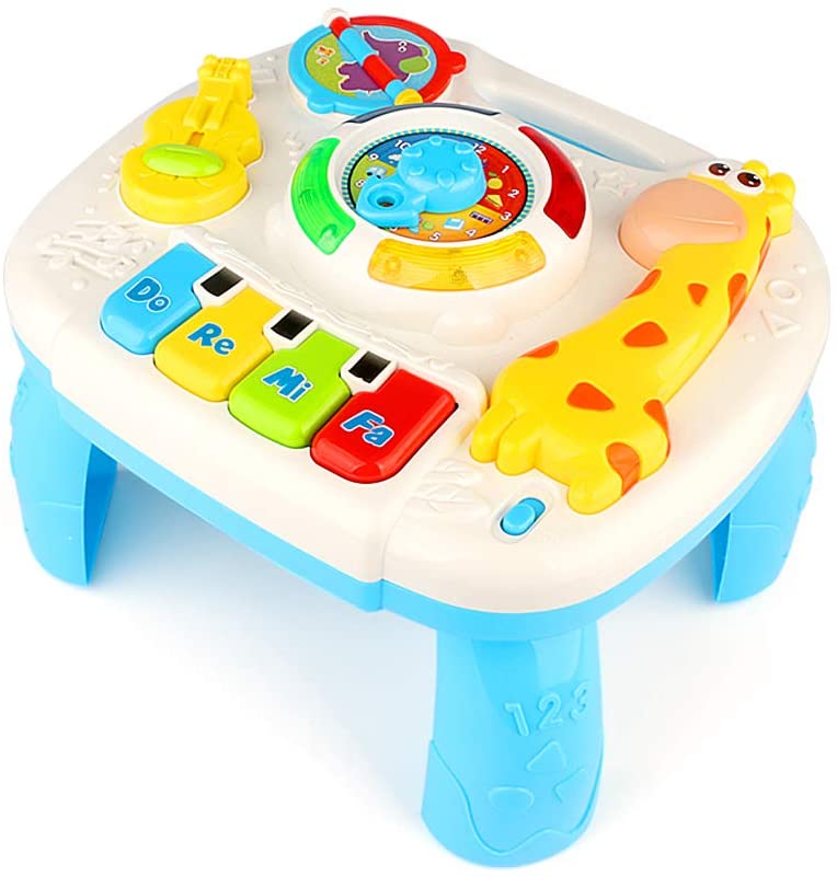 Baby Play Learn Activity Table Toddler Early Education Musical Toys Boys Girls 