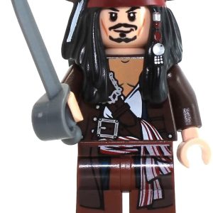 Captain Jack Sparrow Pirates of the Caribbean Lego Minifigure Tricome Hat 