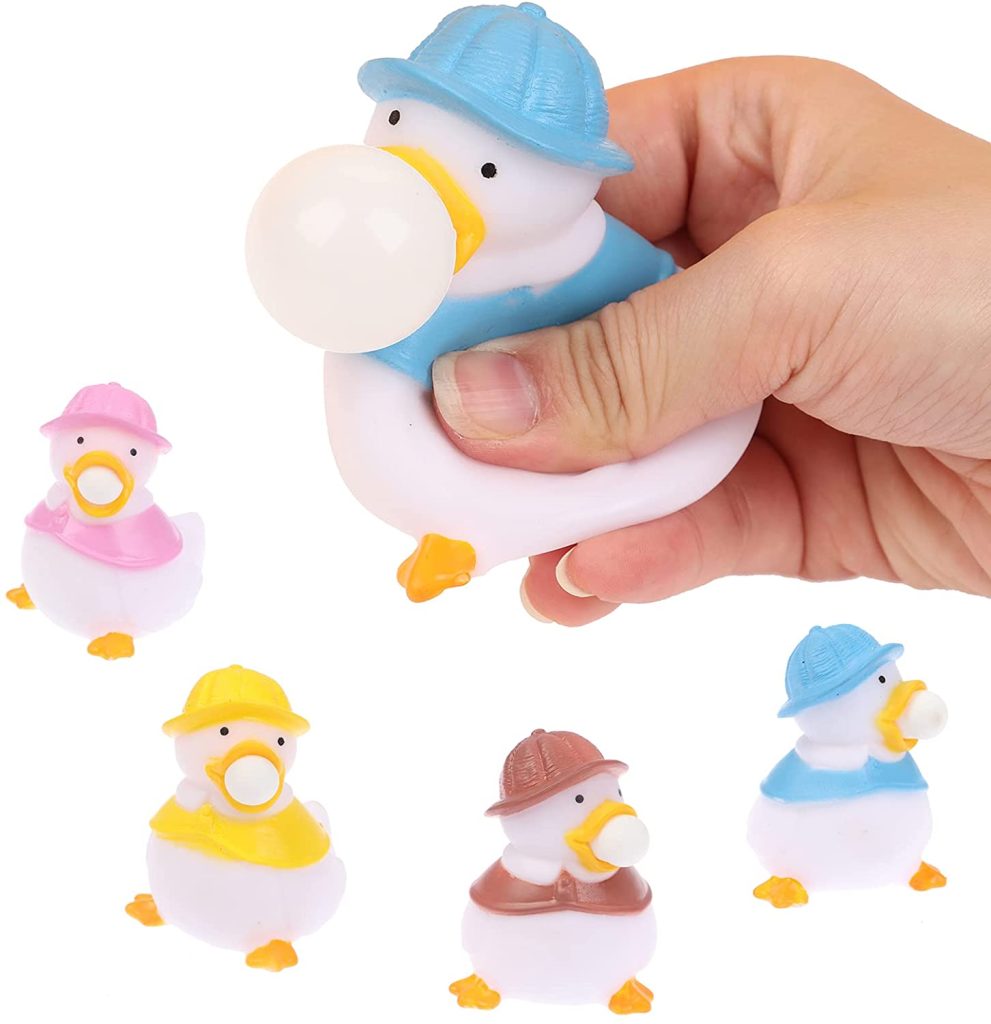 Stress Duck Hand Stress Balls Fidget Finger Toys Stress Relief