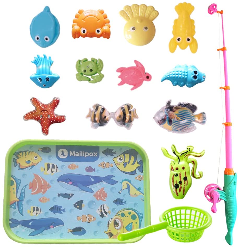 GamesLearning Education For Toddlers Kids Pool Fishing Toys 