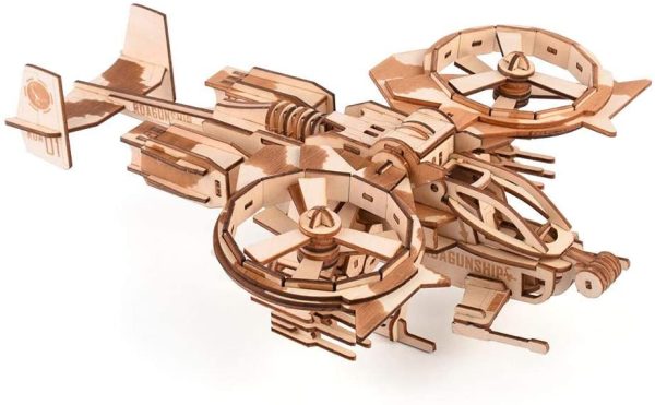 Assemble 3D Wooden Puzzle DIY Jigsaw Model Educational Toy Gift For Kids Adult 