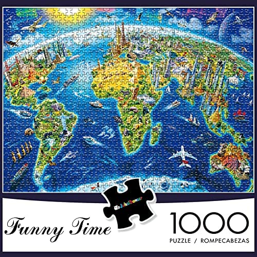 1000 Pieces Jigsaw Puzzle Famous Landmark Adult Kids Educational Puzzle Gift Set 