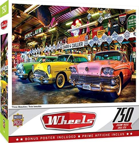 At Your Service 750 Pieces MasterPieces Wheels Jigsaw Puzzle 