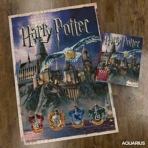 AQUARIUS Harry Potter Puzzle Hogwarts Castle (1000 Piece Jigsaw Puzzle) -  Officially Licensed Harry Potter Merchandise & Collectibles - Glare Free -  