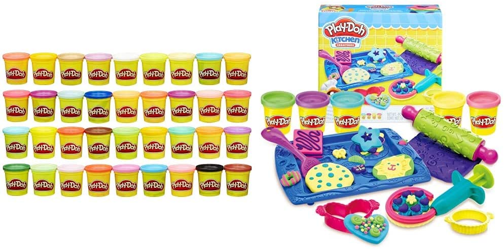 3-Ounce Cans Play-Doh Modeling Compound 36-Pack Case of Colors Assorted Colors 