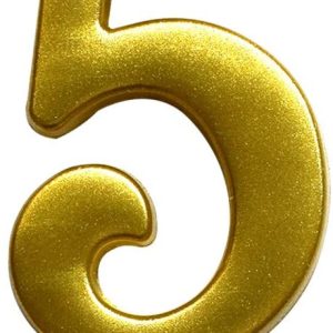 MAGJUCHE Gold 49th Birthday Numeral Candle Number 49 Cake Topper Candles Party Decoration for Women or Men