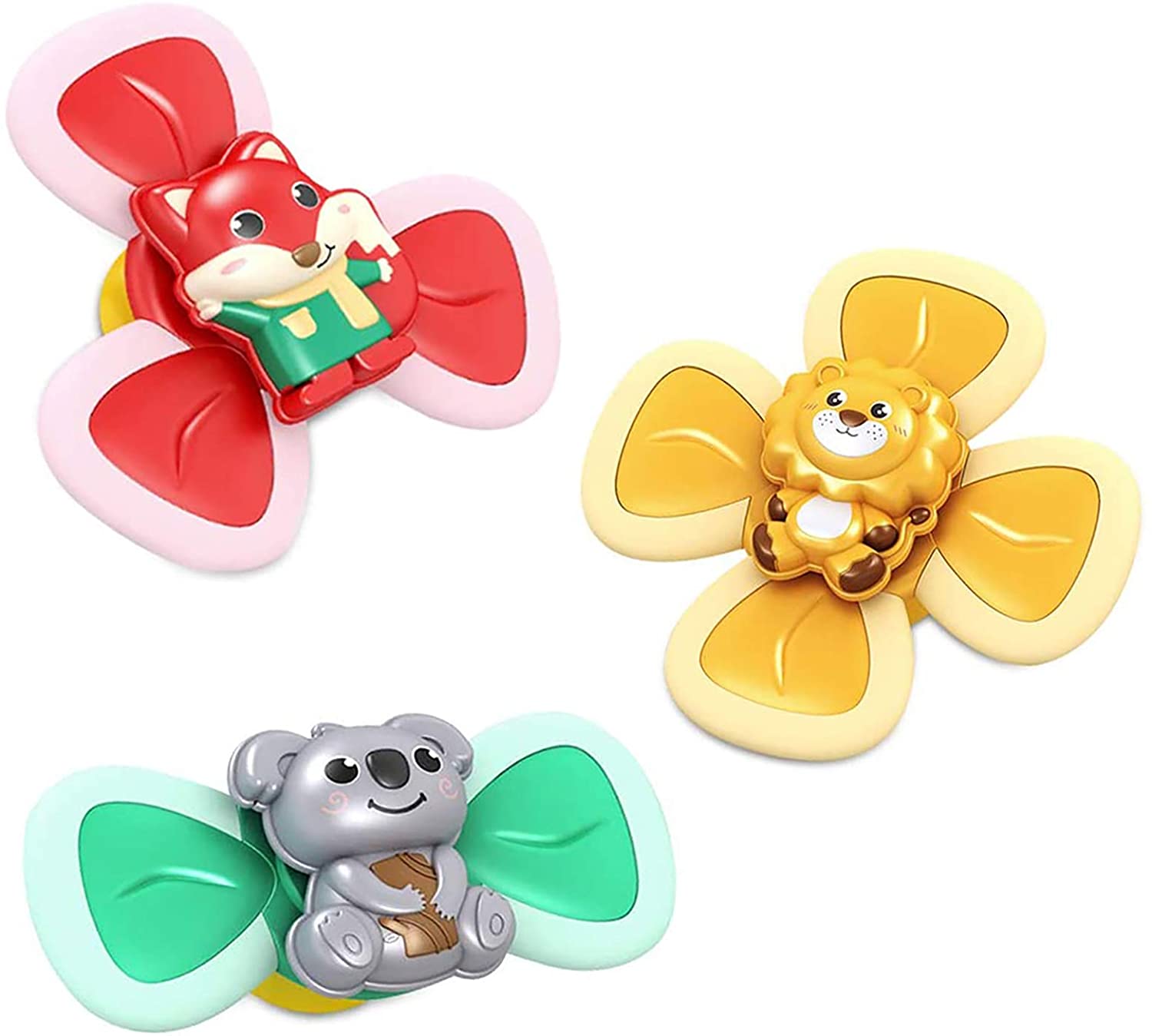 Baby Toys & Gifts Ashudan Suction Cup Spinning Top Toy Baby Bath Toys,Safe Interesting Table Sucker Gameplay Early Learner Animal Toys Pack of 3 Baby Toys & Gifts Ashudan Suction Cup Spinning Top Toy Baby Bath Toys,Safe Interesting Table Sucker Gameplay Early Learner Animal Toys Pack of 3
