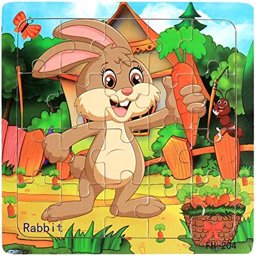 Details about   BelleStyle Wooden Puzzle for 2 3 4 5 Years Old 6 Pack Animal Jigsaw Kids Toy 