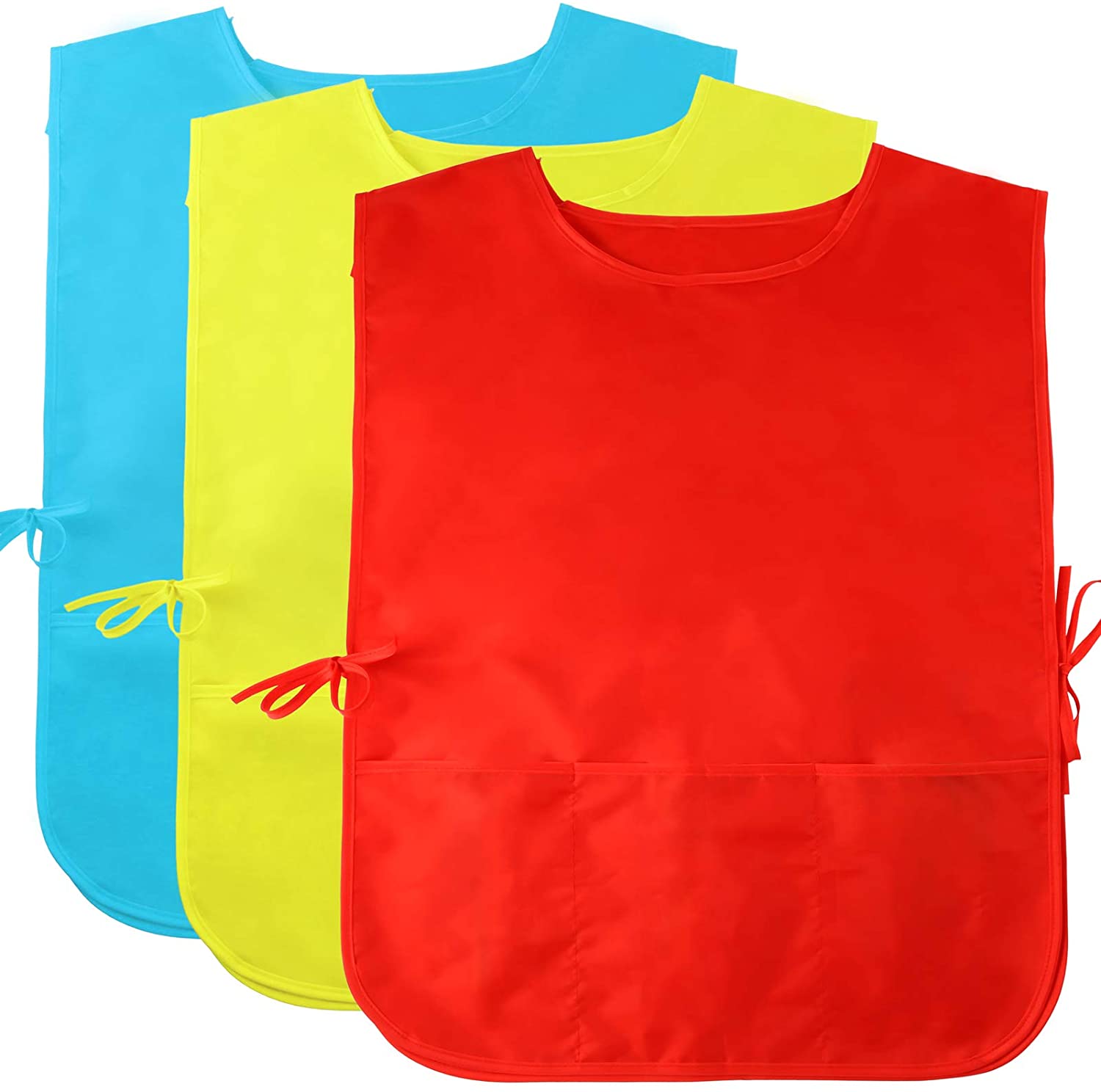 Kids Apron for Painting Children Painting Apron Kids Play Apron Waterproof  Cooking Apron with Big Pockets For Children Age 6+ 
