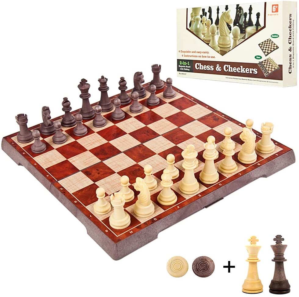 Lixada Wooden Chess Set,3 in 1 Portable Travel Chess Board Wood Chess Checkers Suit Backgammon Suit,Beginner Chess Set for Kids and Adults (Magnetic) – Homefurniturelife Online Store Lixada Wooden Chess Set,3 in 1 Portable Travel Chess Board Wood Chess Checkers Suit Backgammon Suit,Beginner Chess Set for Kids and Adults (Magnetic) – Homefurniturelife Online Store