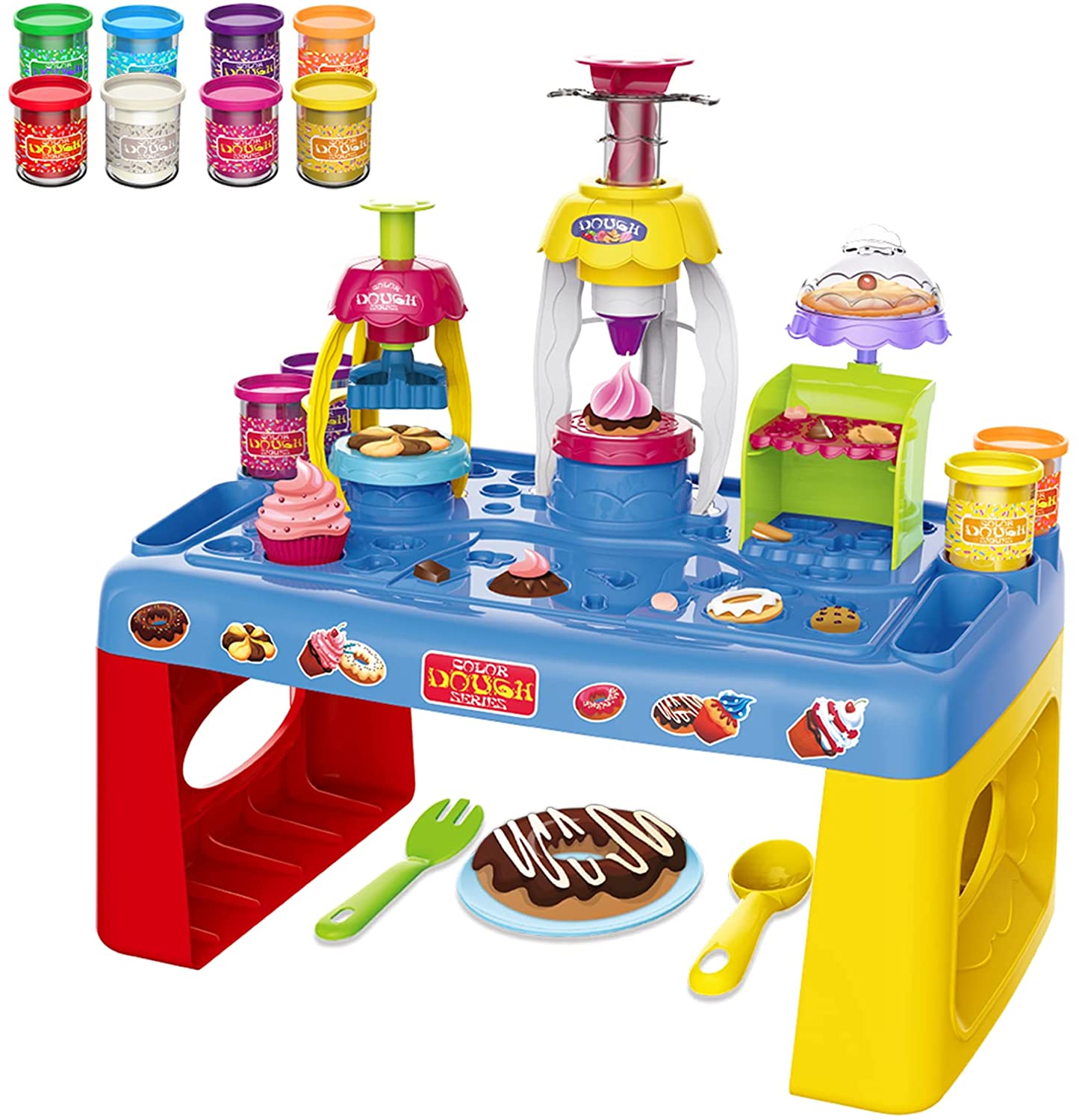 UNIH Playdough Sets for Kids,Playdough Table with Storage and Dough Tool  Molds Kit,Playdough Toys for Toddlers Boys Girls Age 2-4 –  Homefurniturelife Online Store