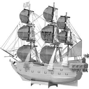 3D Metall Puzzle Konstruktionsspielzeug Bausatz Beschäftigung Black Pearl Ship 
