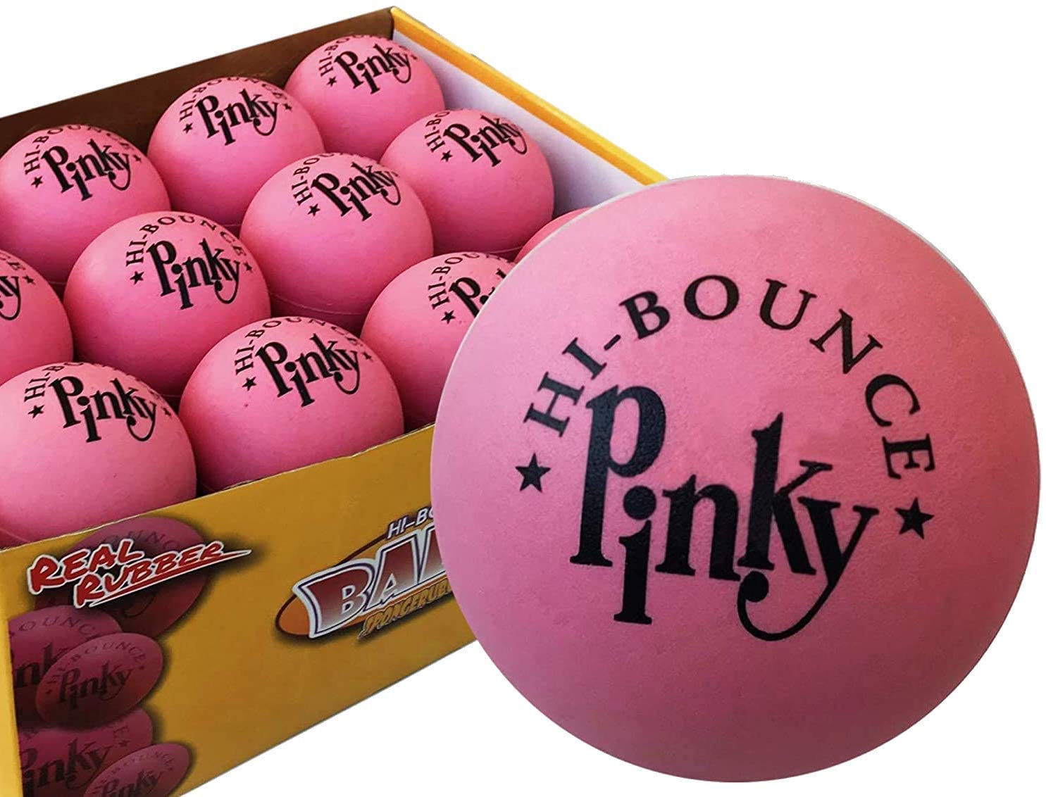 Lot of 12 New, Some Dirty Hi Bounce Pinky Ball 