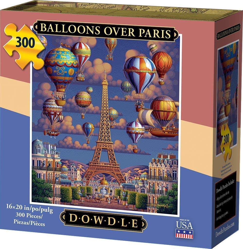 Jigsaw Puzzle Buildings Paris Passageway Enjoy the Day 300 piece NEW made in USA 