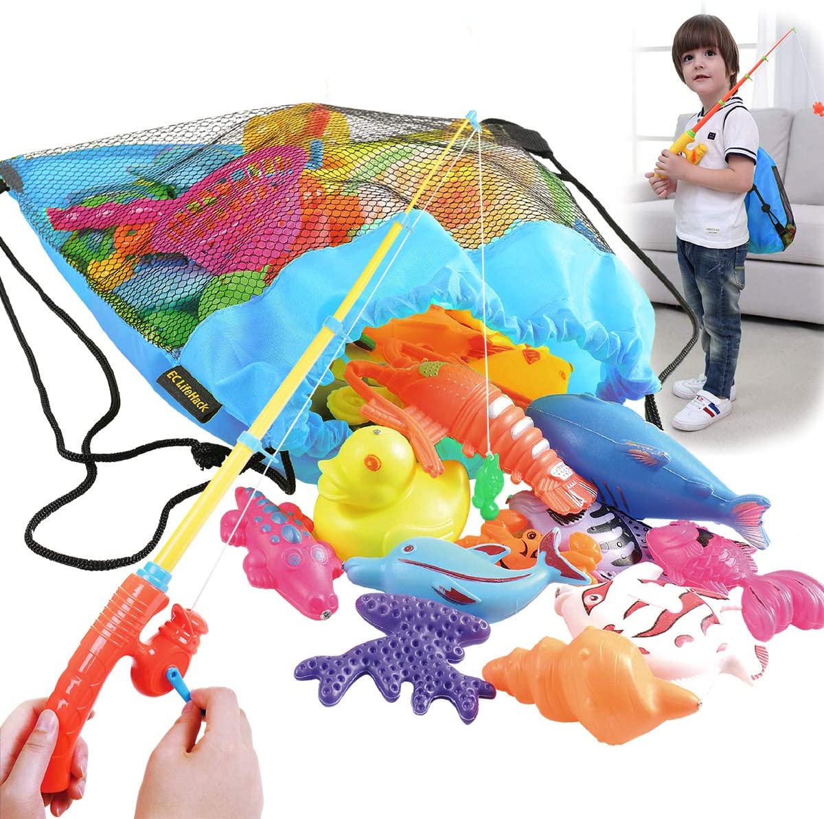 Cozybomb Fishing Pool Toys Game for Kids Water Table Bathtub Age 3to 6 for sale online 