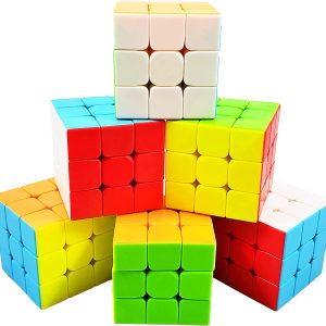 INTEGEAR Magic Speed Cube 3x3 Easy Turning & Smooth Play Puzzle Cube 56mm 1 PACK 
