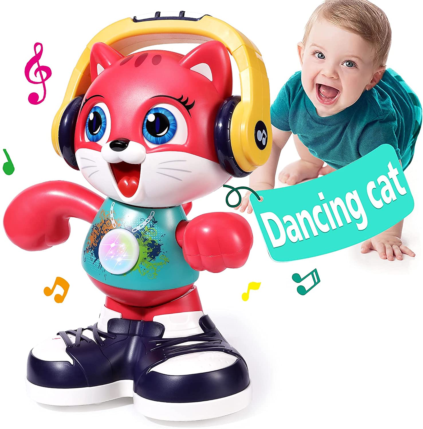  Baby Toys 6-12 Months+ Dancing Music Light Toys for 1 + Year  Old Girl Boy, Toys for 1 Year Old Girl 1 Year Old Girl Toys for 1 Year Old  Boy