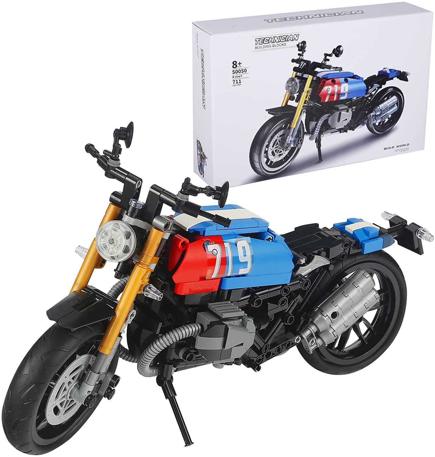 Army Moto & Gate BricTek Building Block Construction Toy Brick Motorcycle 25001 