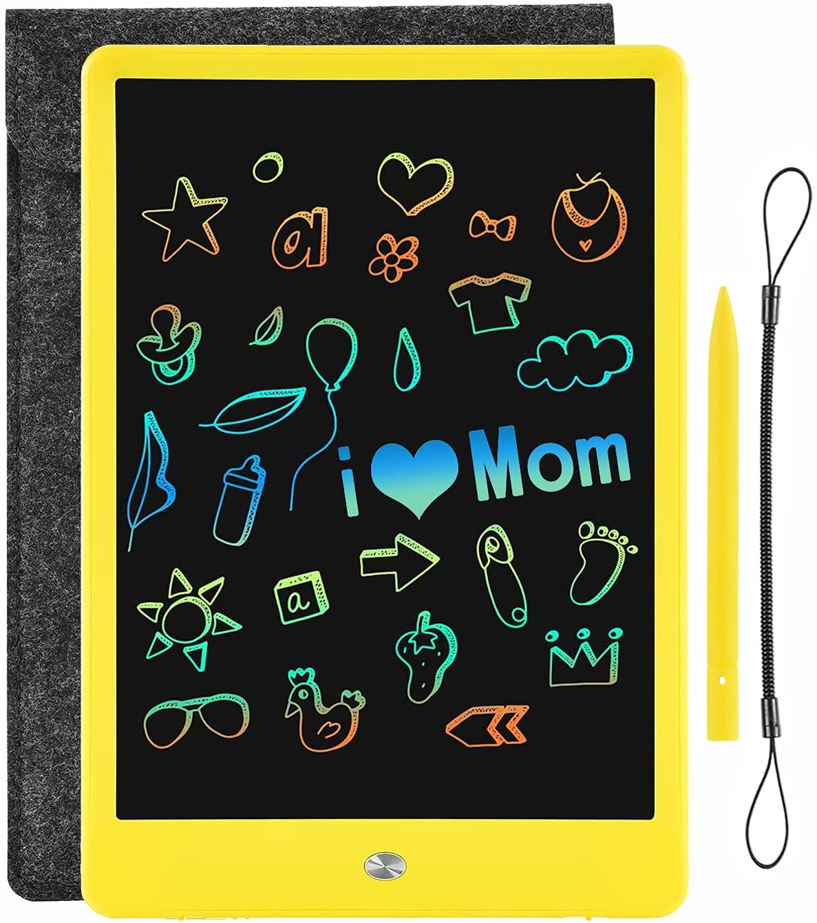 Mini Magnetic Drawing Board for Kids - Game Prizes and Classrooms Pack of 12 Erasable Doodle Sketch Tablet and Travel Writing Pad for Kids and Toddlers Birthday Party Favors Boys and Girls 