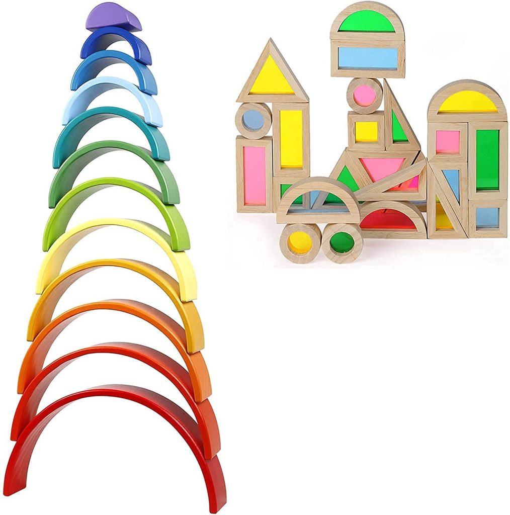 lewo wooden rainbow