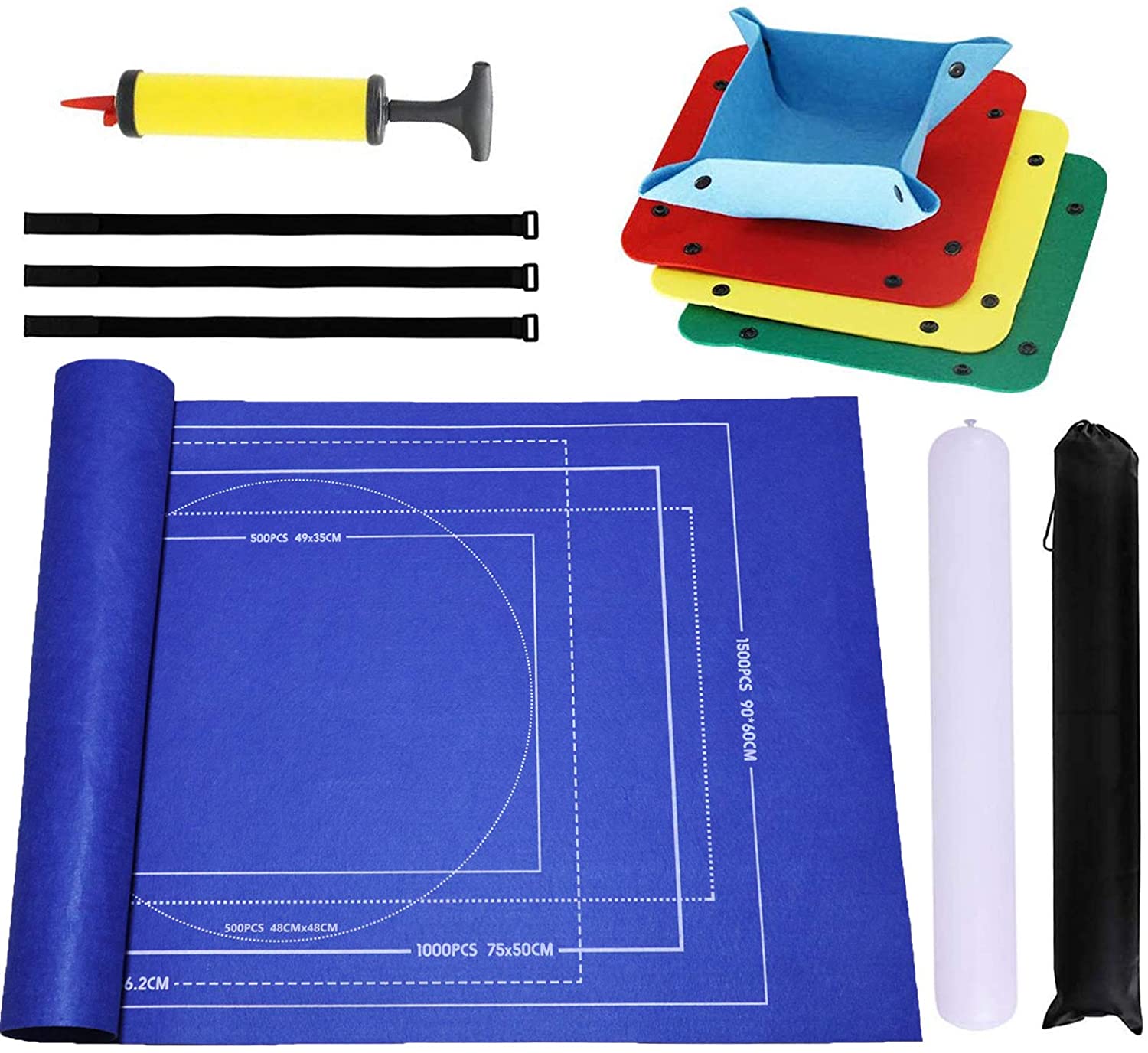 Puzzle Mat Roll Up Puzzle Storage Puzzle Saver 500,1000,1500 Pieces