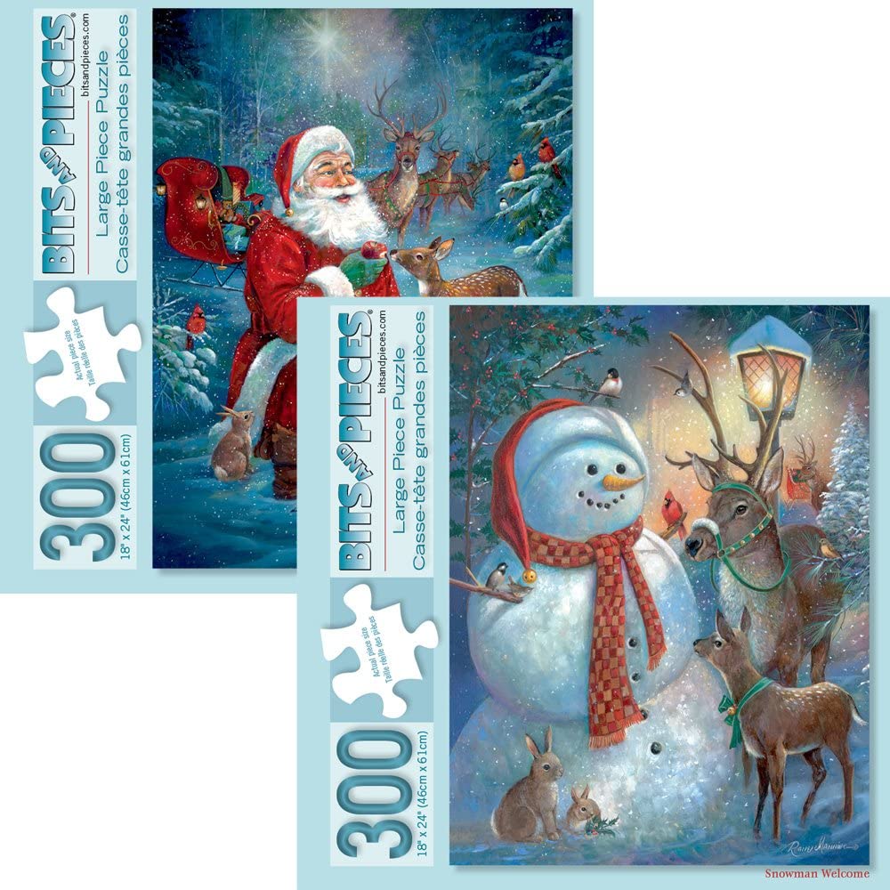 2 Set of Two Bits and Pieces 300 Piece Jigsaw Puzzles for Adults -... 