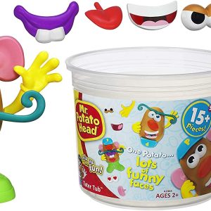 Potato Head Tater Tub Set Parts and Pieces Container Toddler Toy Playskool Mr 