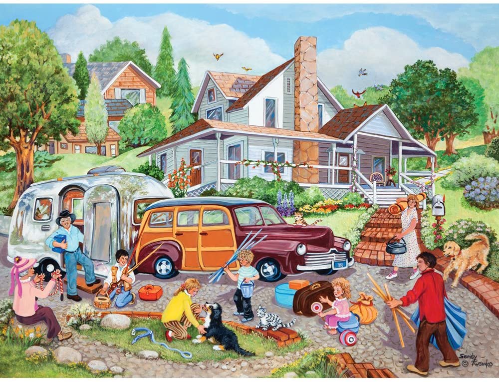 Ice Cream on The Boardwalk by Sandy Rusinko 500 Pcs Puzzle Bits and Pieces 14 for sale online 