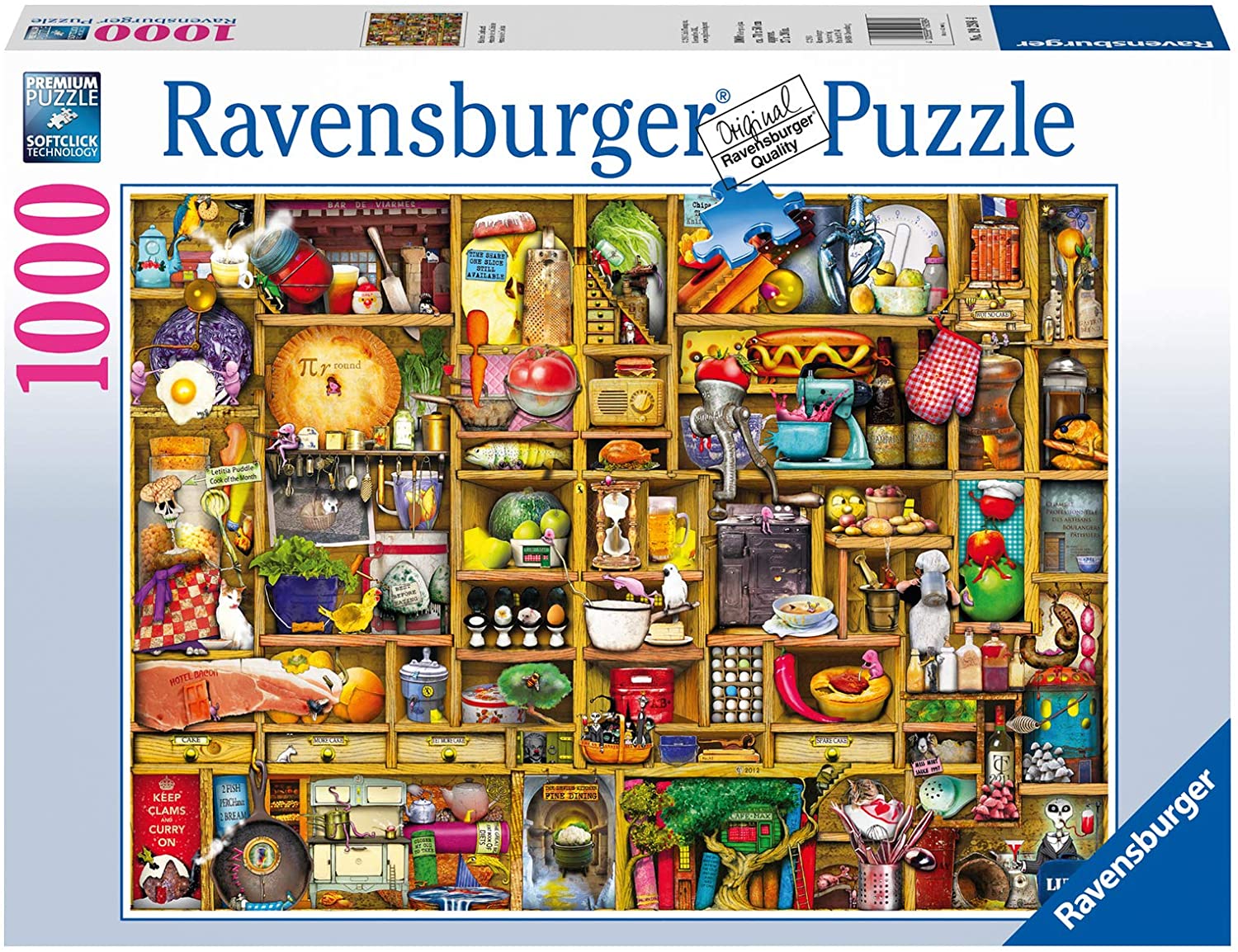 Jigsaw Puzzle ~ Ravensburger ~ MUM'S KITCHEN DRESSER ~ 1000 Pieces 