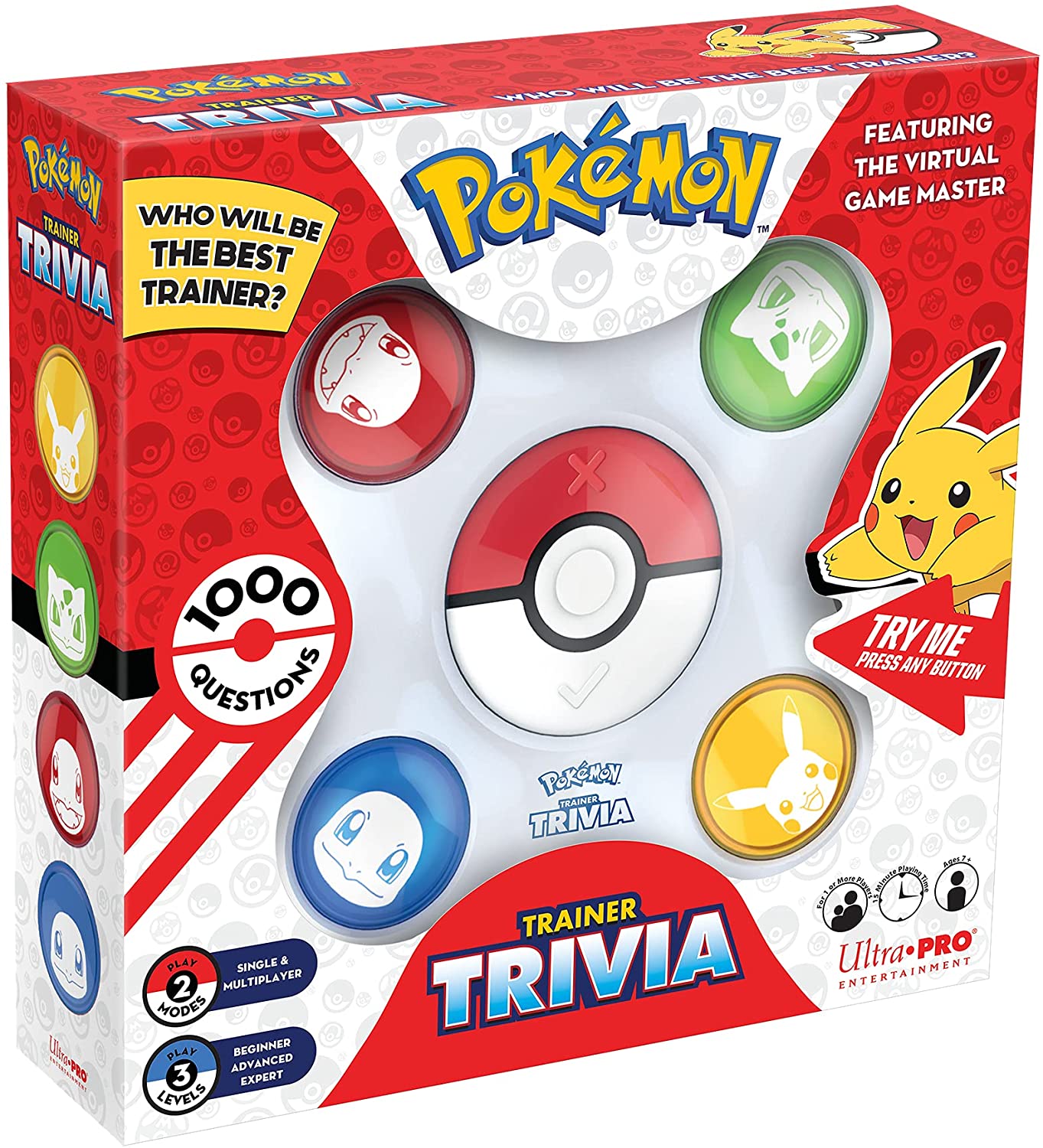 Pokemon Trainer Trivia Toy Featuring The Virtual Game Master 2 Modes Single  & Multiplayer, Guessing Brain Game Pokemon Go Digital Travel Board Games  Toys – Homefurniturelife Online Store