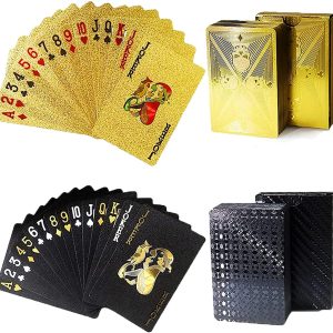 Waterproof Poker Cards Plastic Playing Cards Game and Party Poker PVC and Classic Trick Cards 2 Deck 